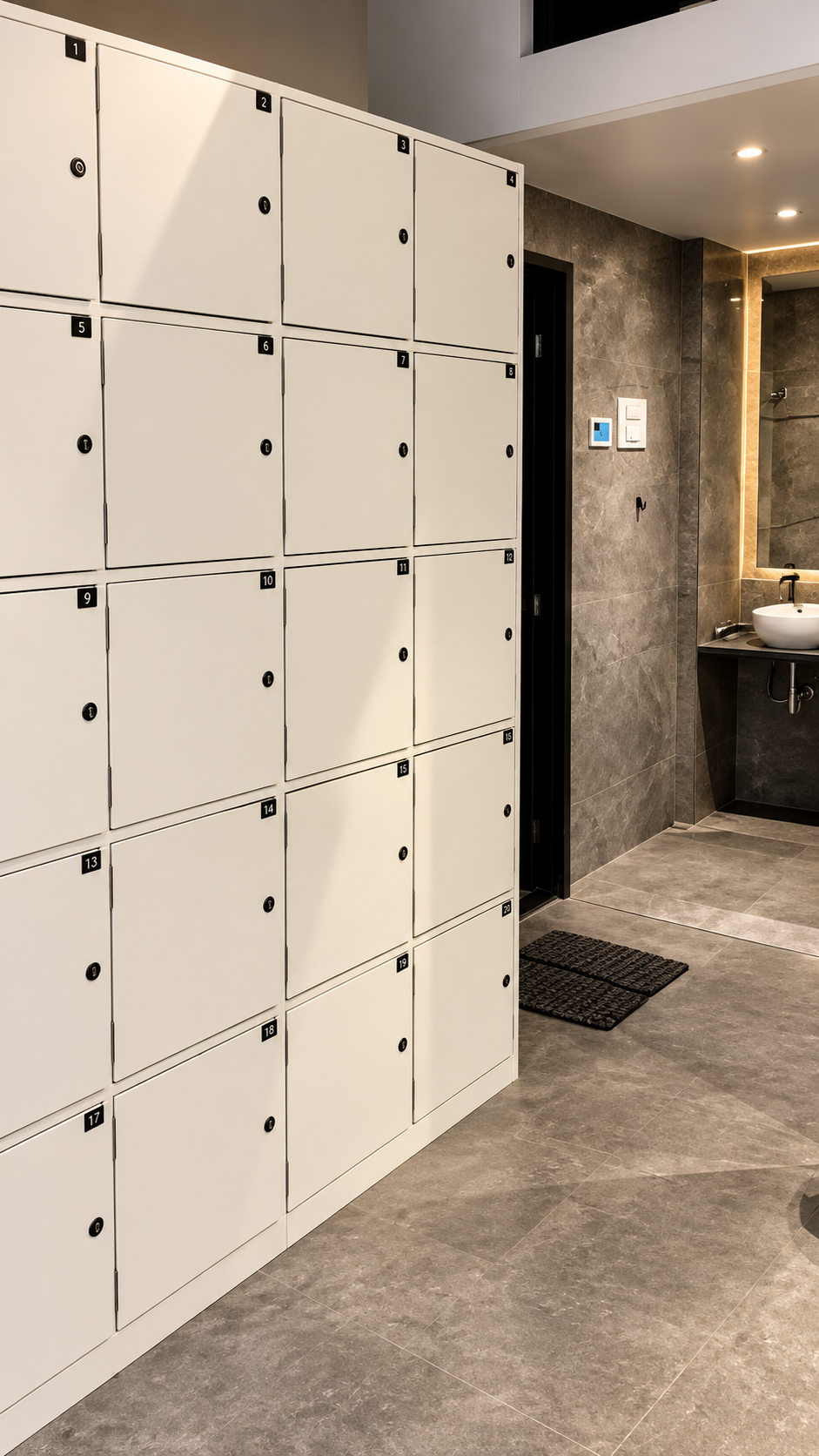 LOCKER ROOMS & CHANGING SUITES